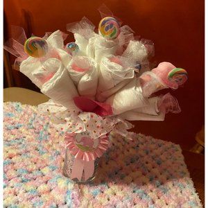 Hand-Made Diaper Bouquet